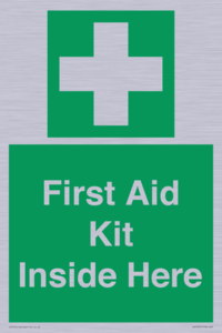 First Aid Kit Inside Here